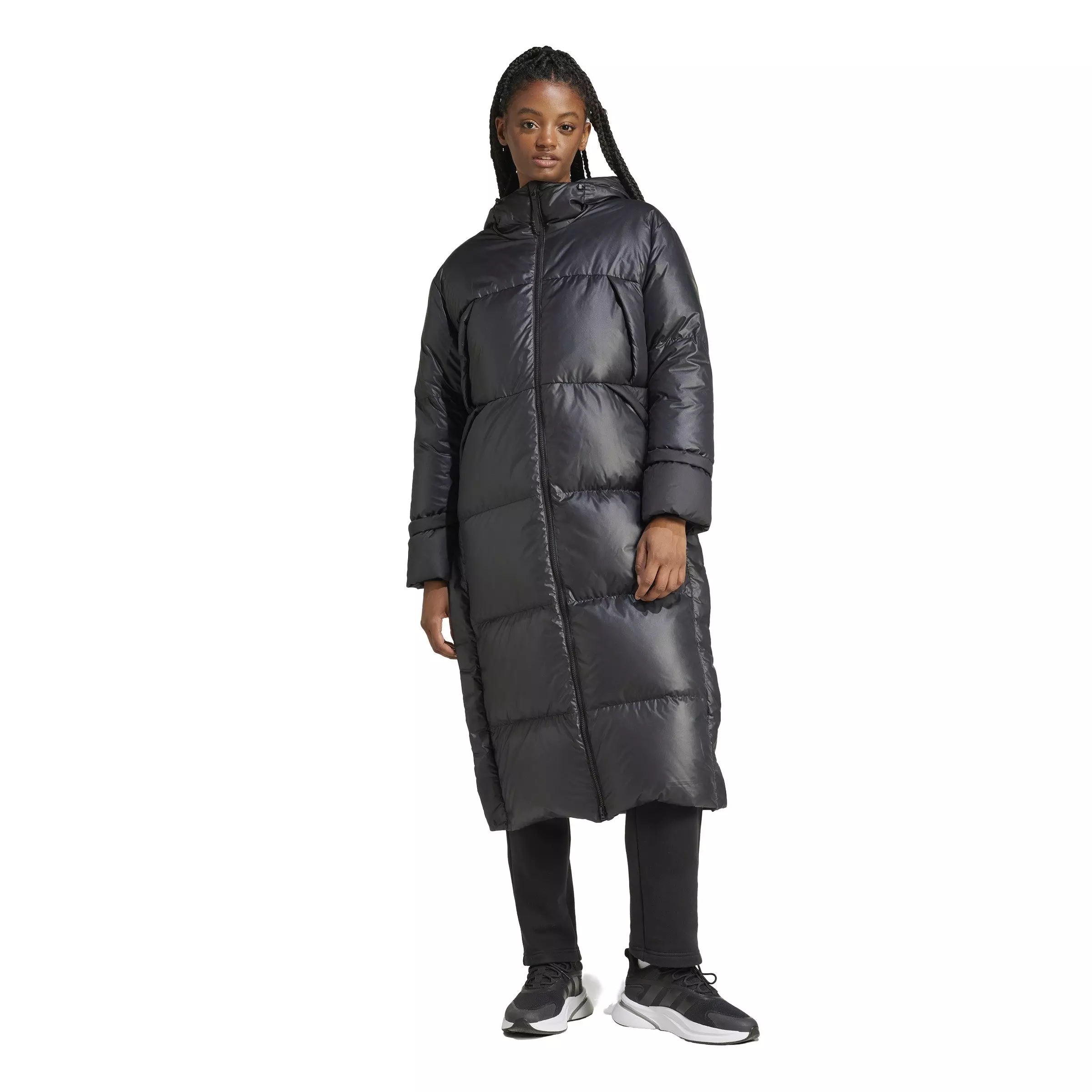 Adidas Big fashion Baffle Black Water Repellent Diwn Coat $275 SOLD OUT